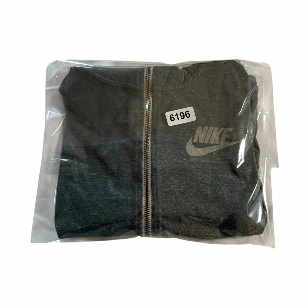 Nike Women’s Full Zip-Up Lightweight Hoodie | Heathered Sage Green | Medium